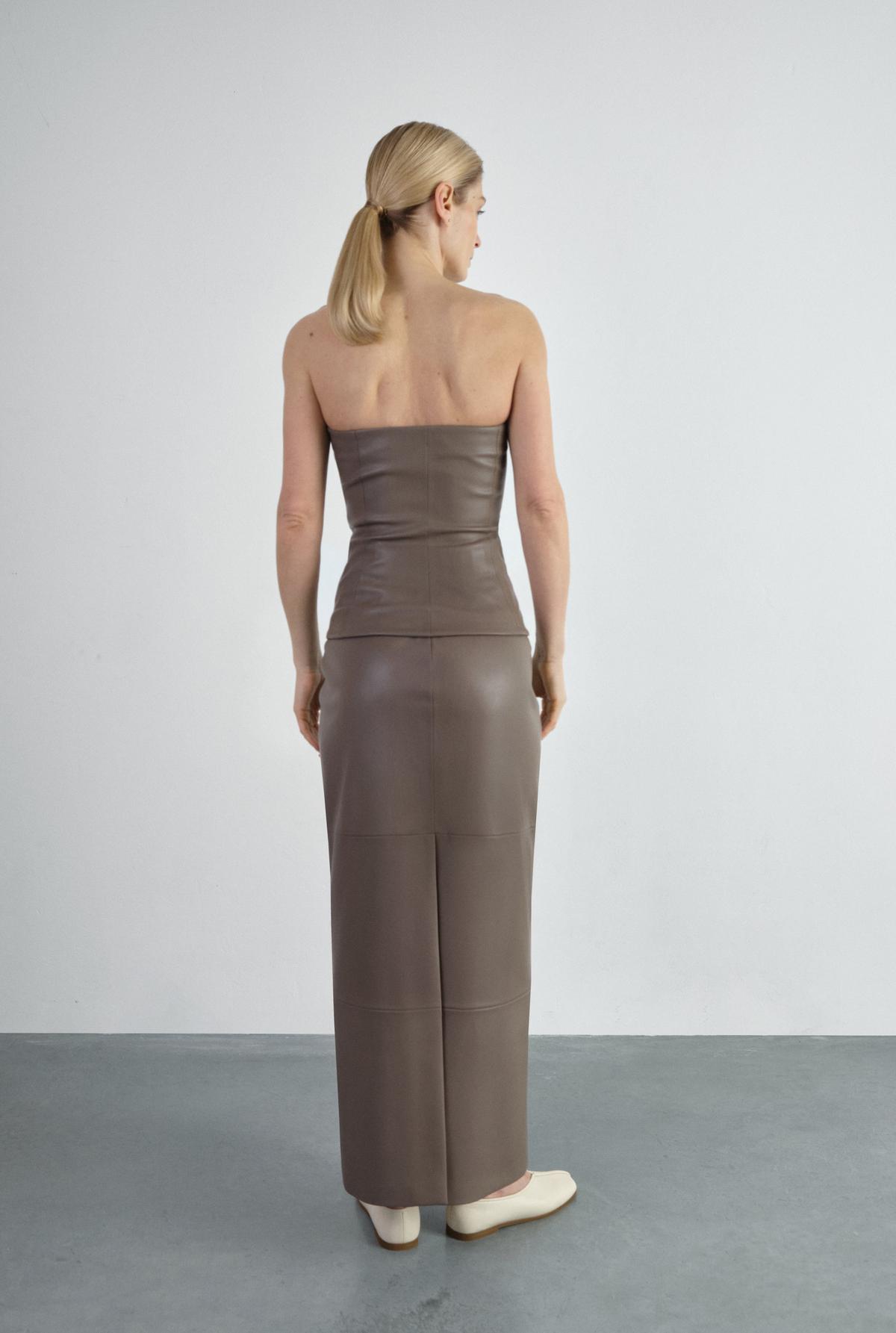 Maxi Faux Leather Skirt