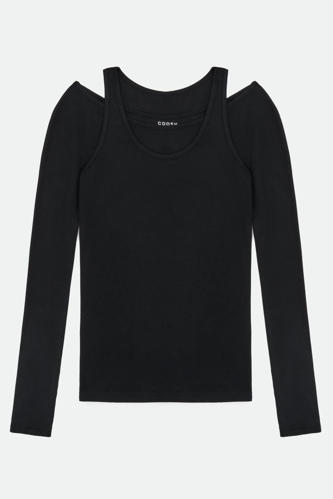 Two-Piece Shoulder Cut Longsleeve