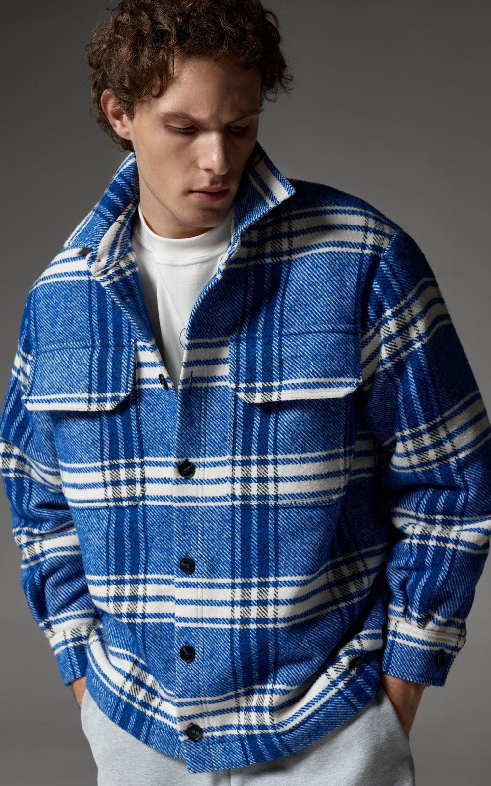 Insulated Checkered Shirt Jacket