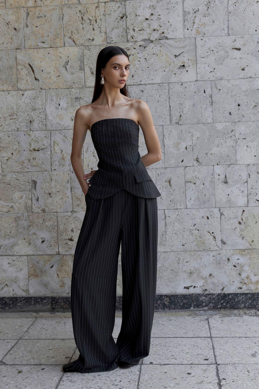 Striped Palazzo Pants BASIC