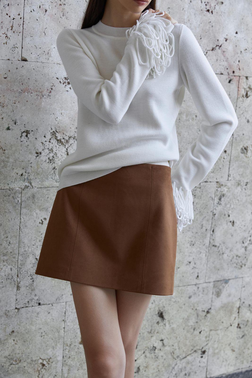 Premium Faux Suede Mini Skirt