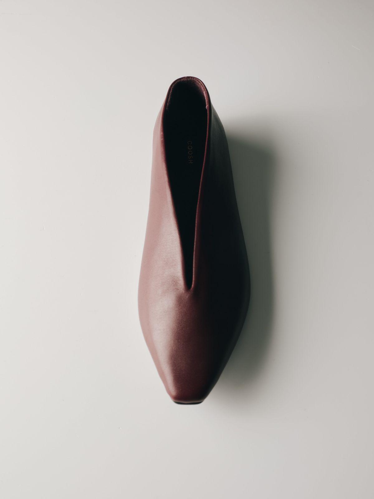 Leather Ballet Flats SCARLETT with Pointed Toe