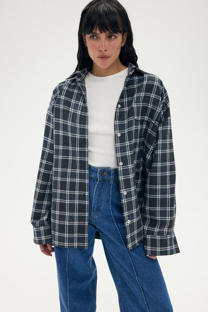 Oversized Checkered Shirt