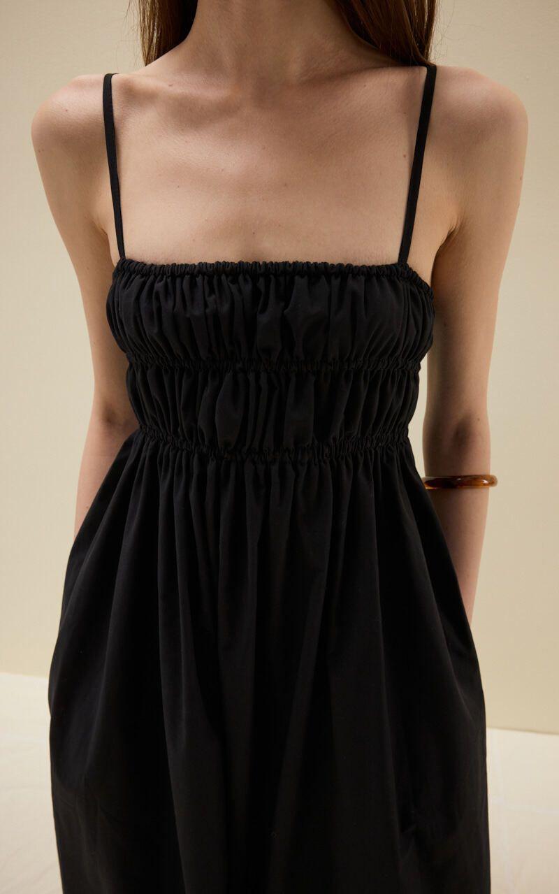 SAVANNA Maxi Cotton Sundress with Thin Straps