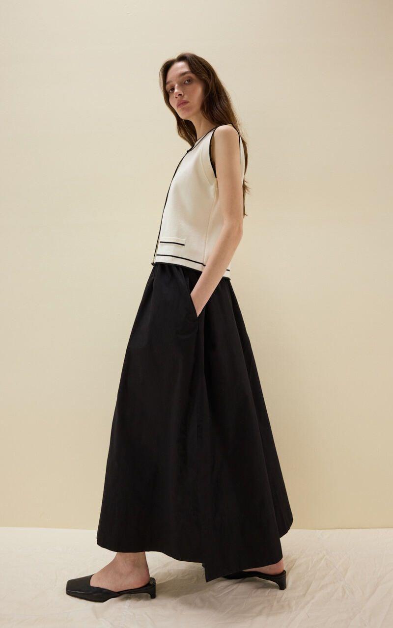 SIERRA Cotton Skirt with Slits
