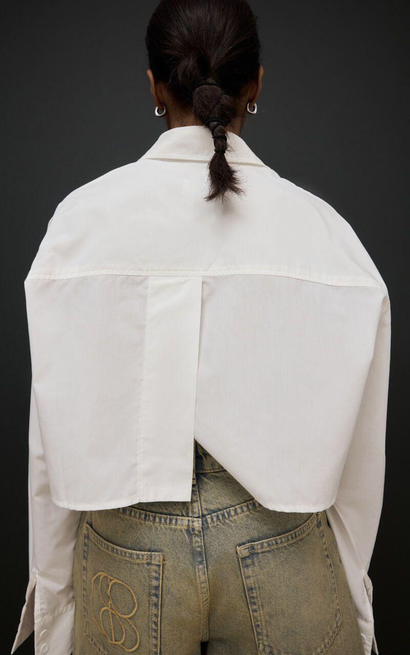 Cropped Cotton Shirt