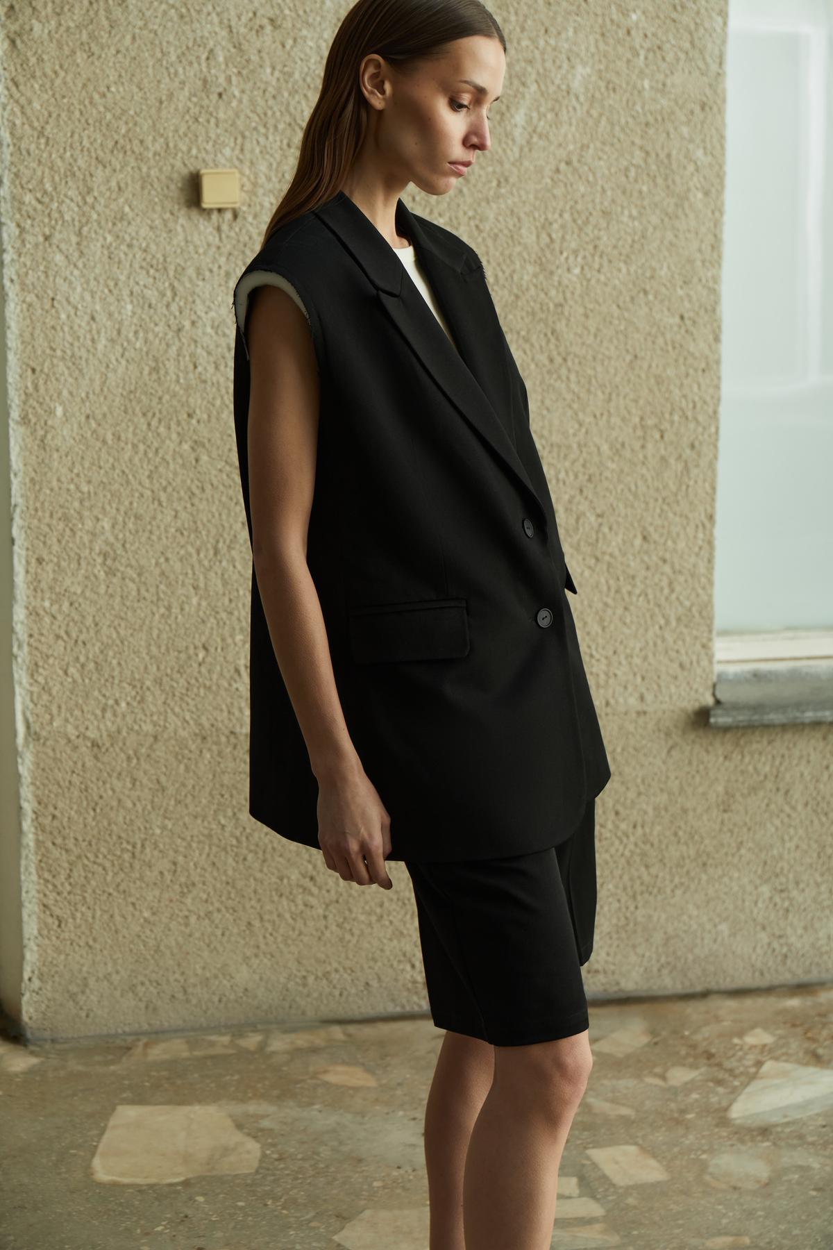 Deconstructed Lengthened Vest