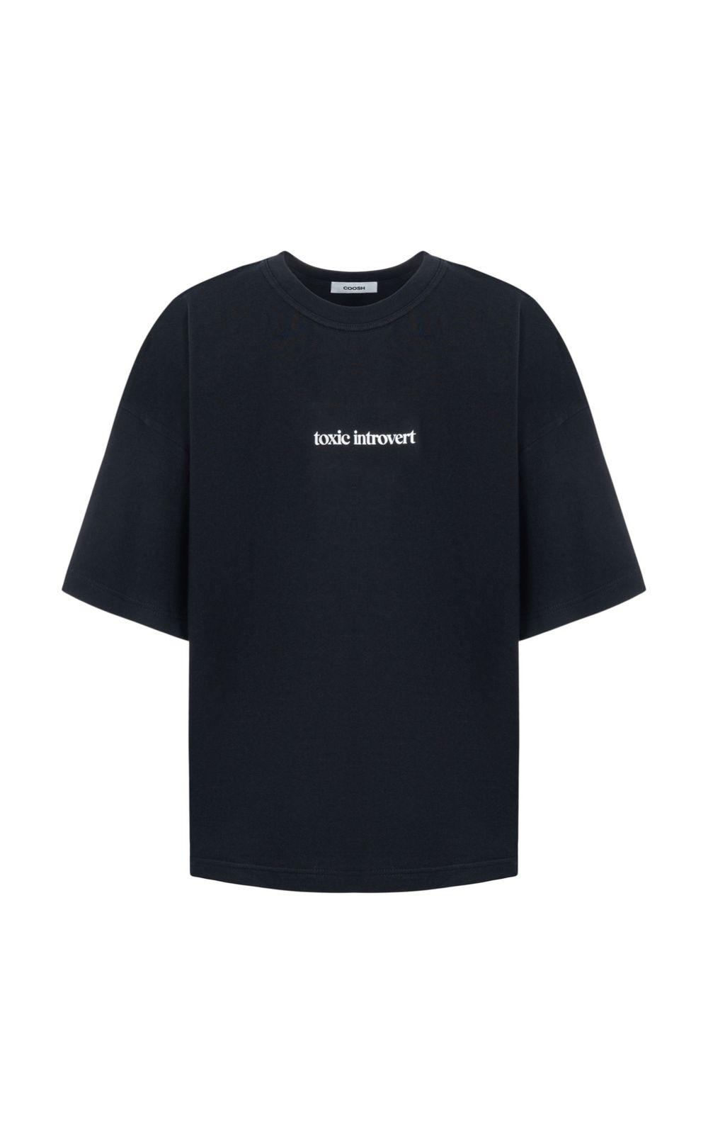 Oversize T-Shirt "TOXIC INTROVERT"