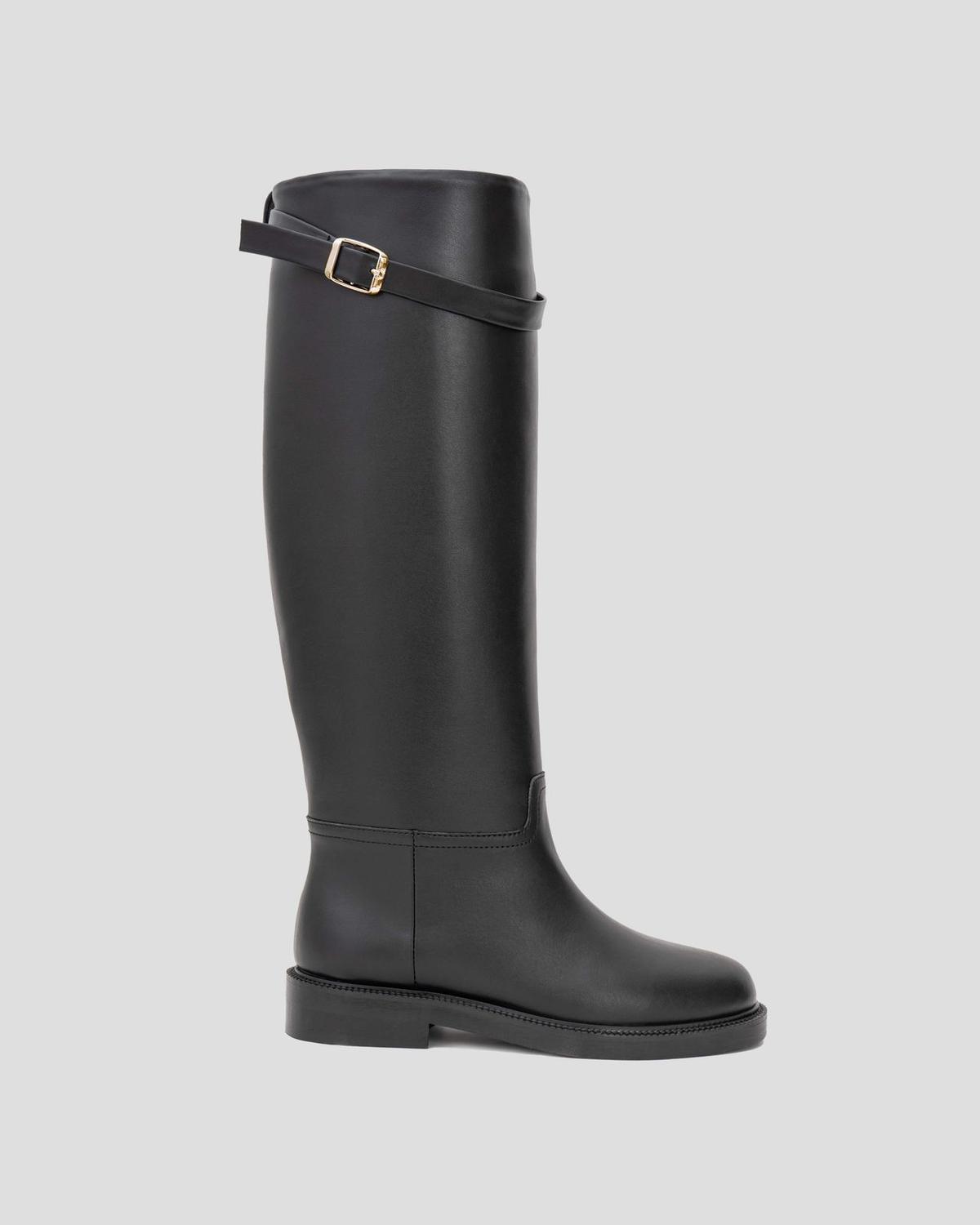 Jockey Style Boots with Removable Strap