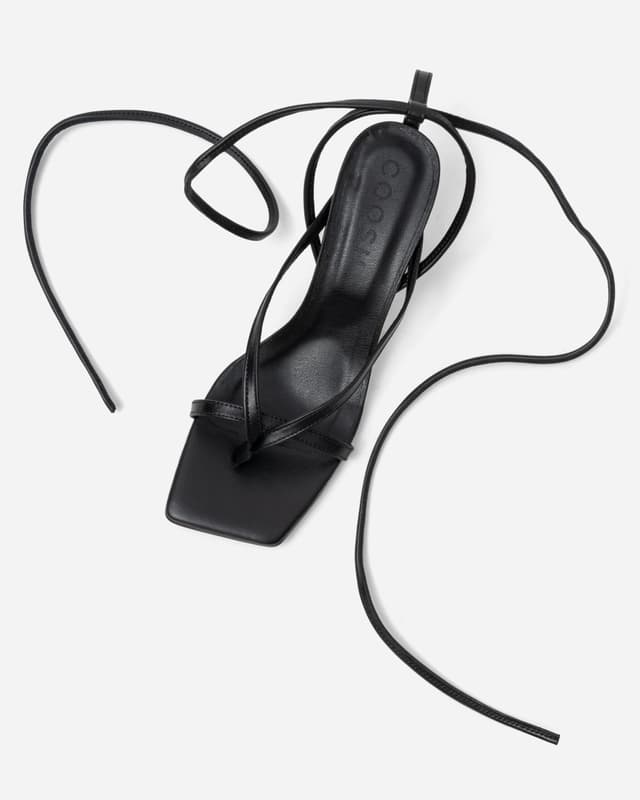 cc slingbacks 65 bow black lambskin transparent fabric