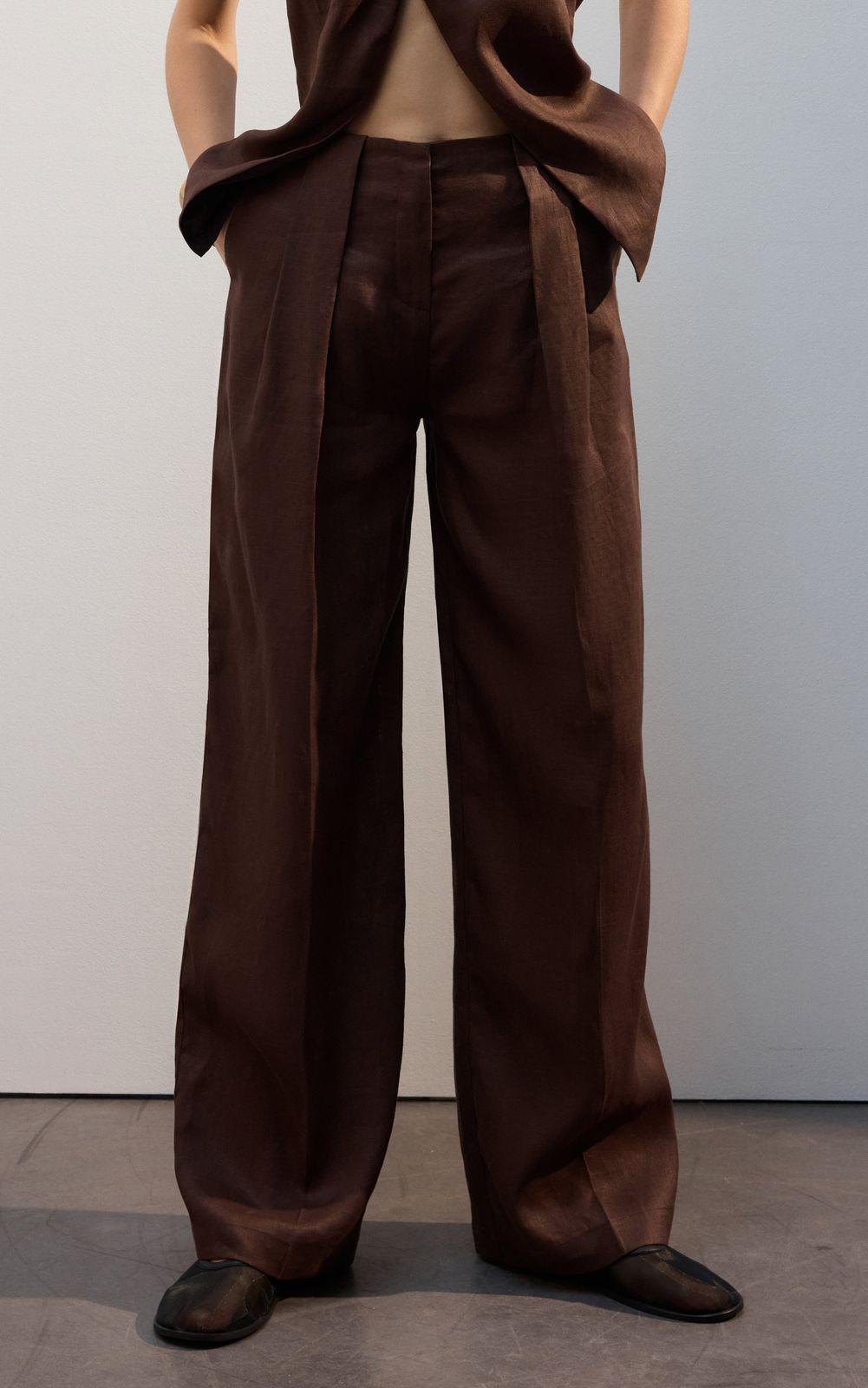 Organic Hemp Mid Rise Palazzo Pants