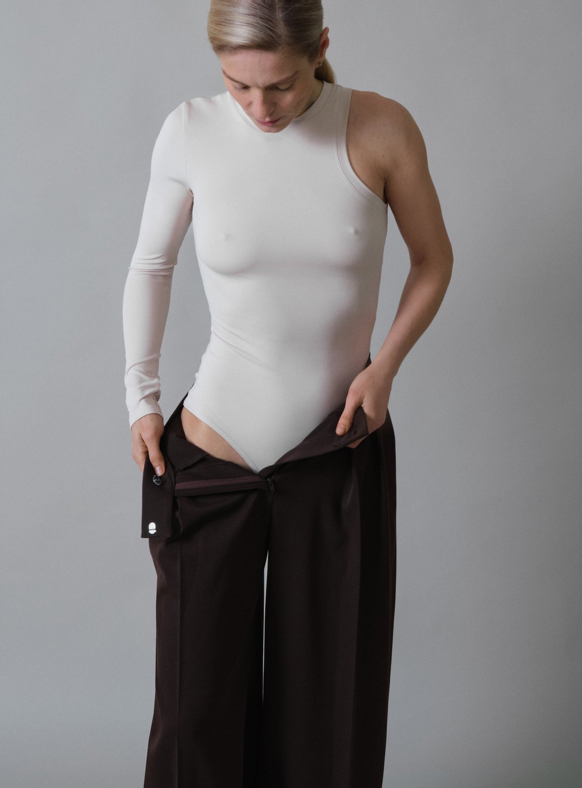 One Sleeve Bodysuit