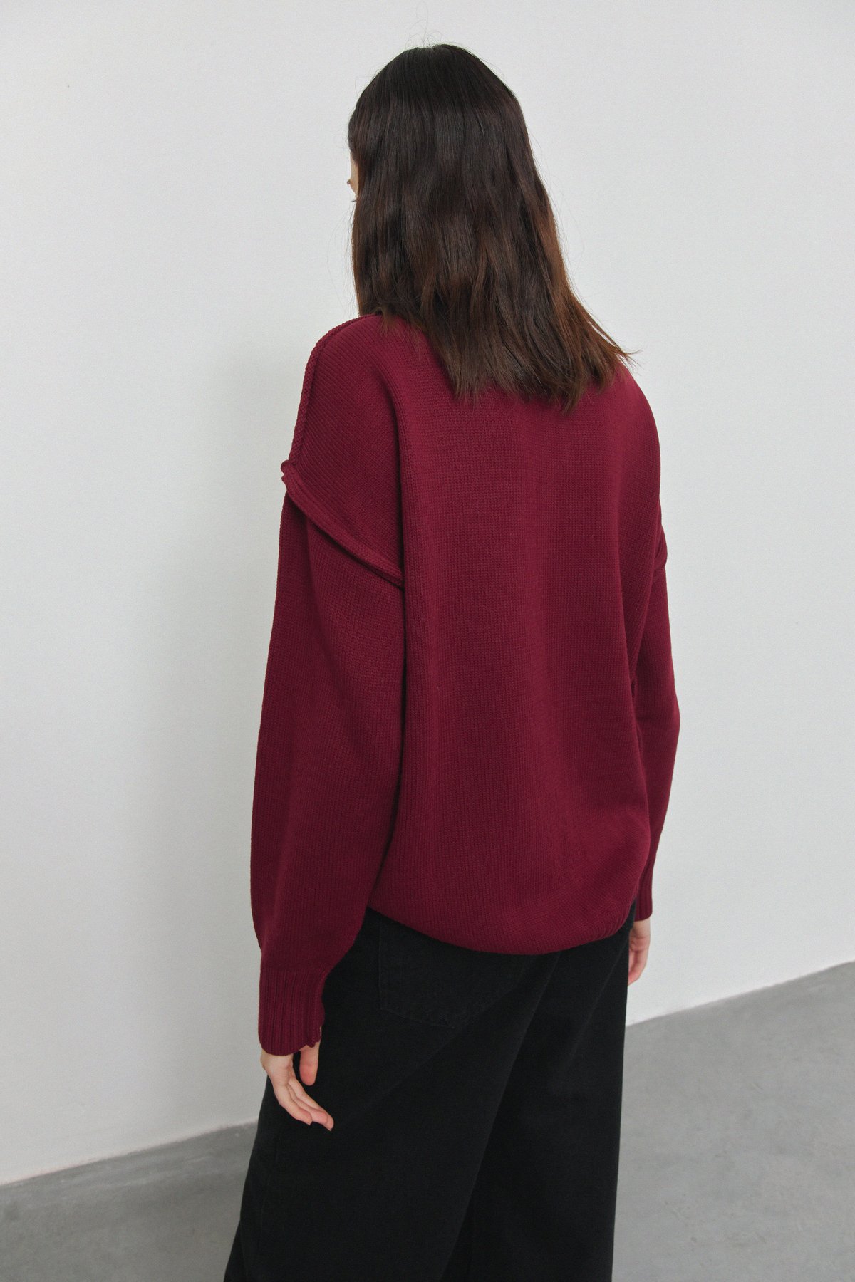 Inside-Out Seam Sweater