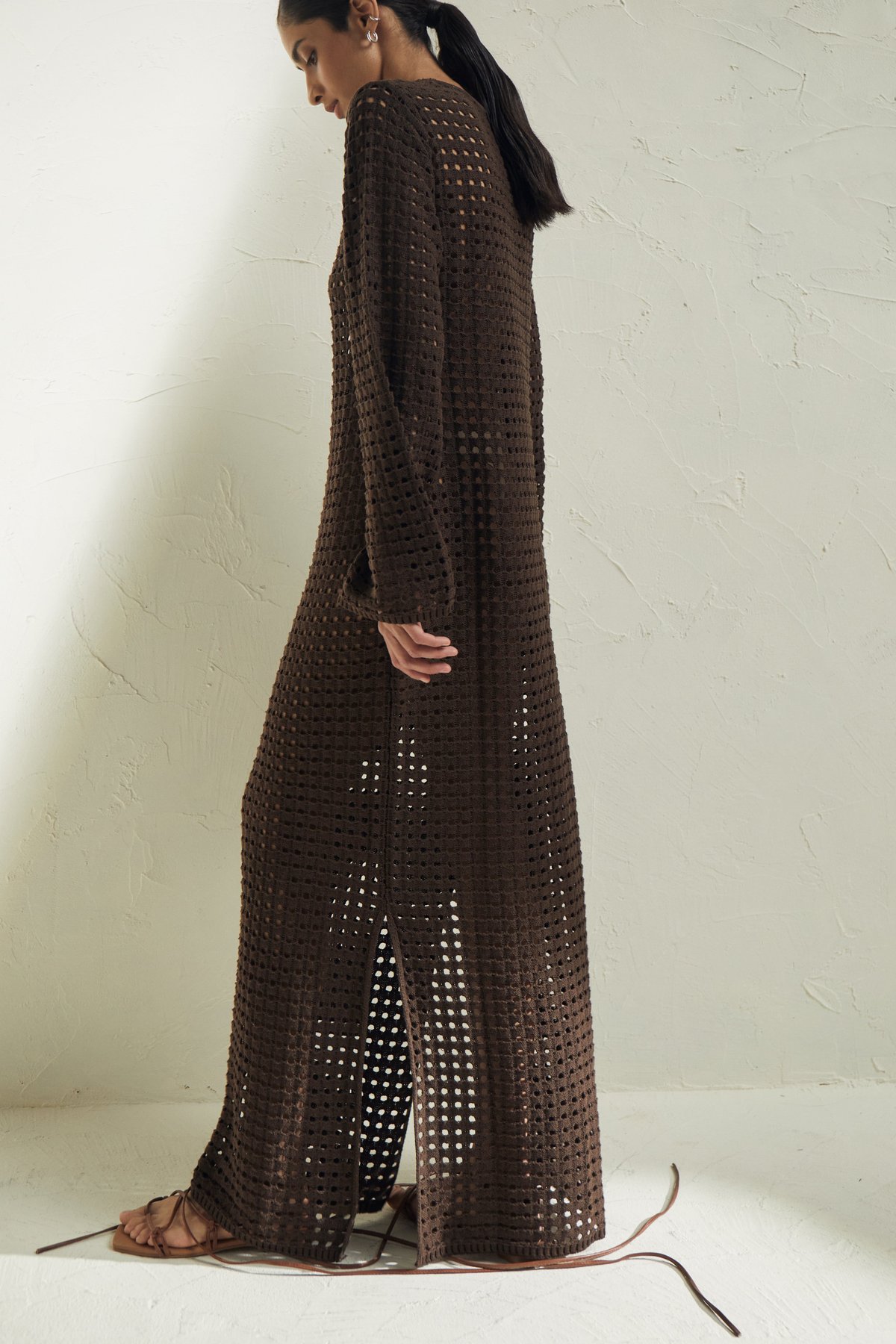 Openwork Crochet Robe