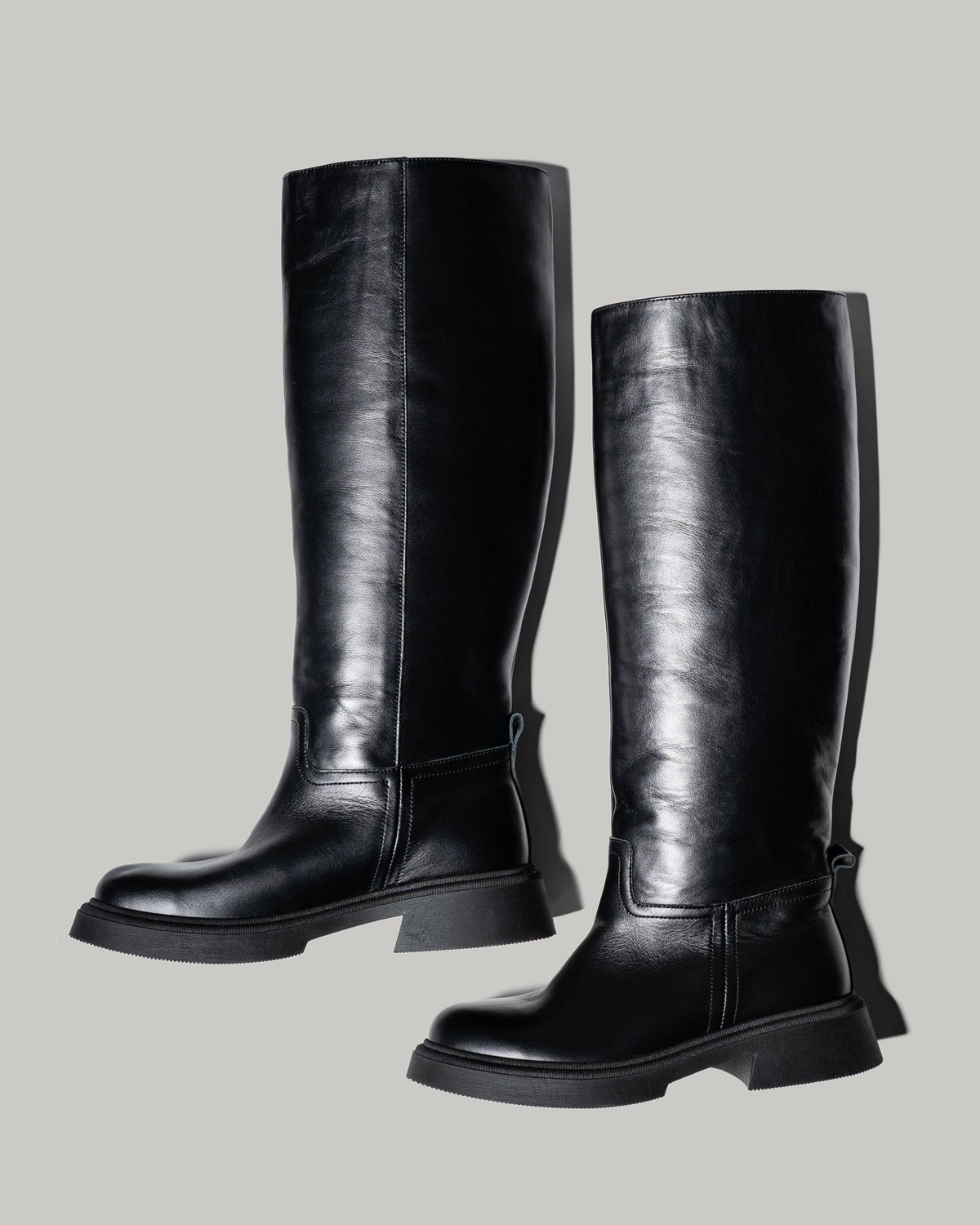  Leather Jockey Boots