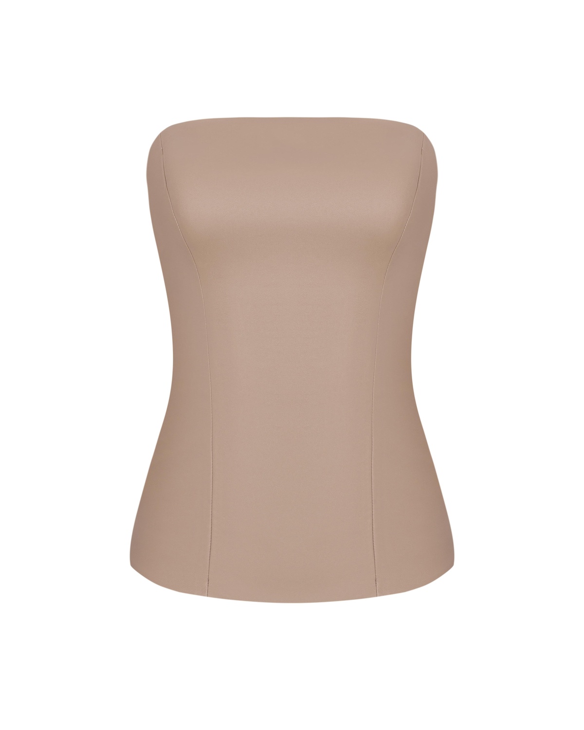 Faux Leather Corset