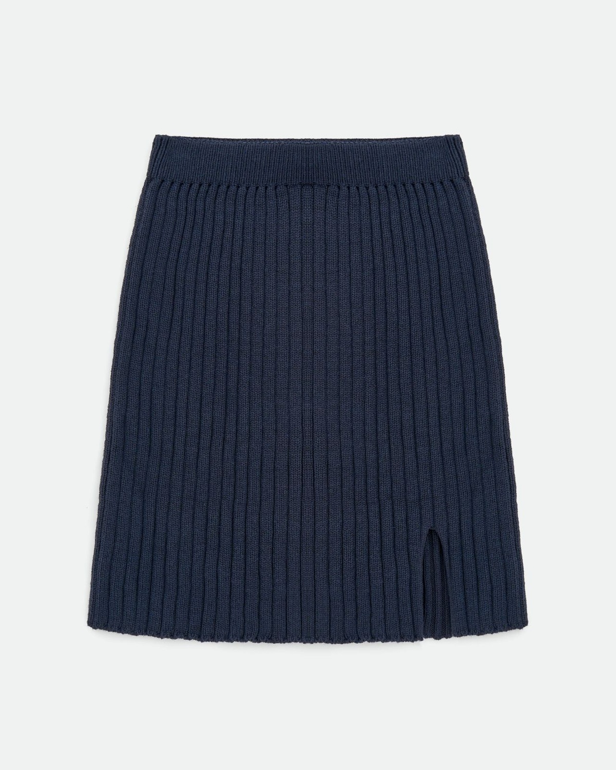 Knitted Matching Set with Sweater and Mini Skirt
