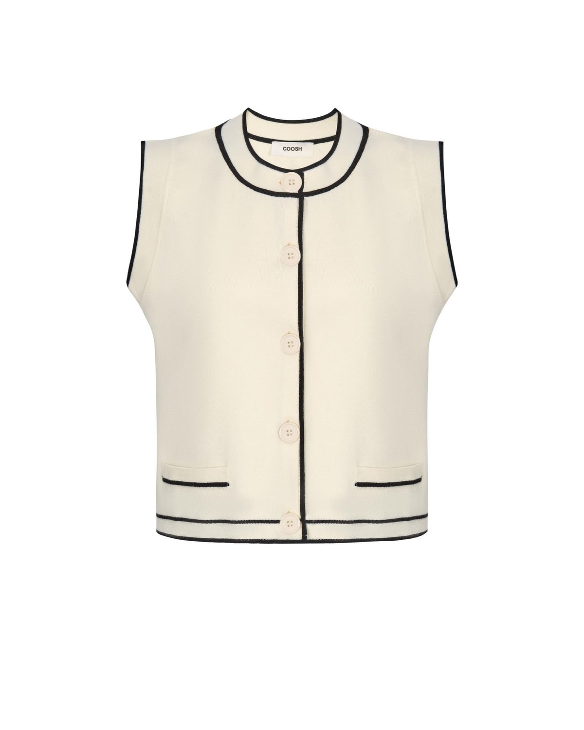 Contrast Stitch Vest