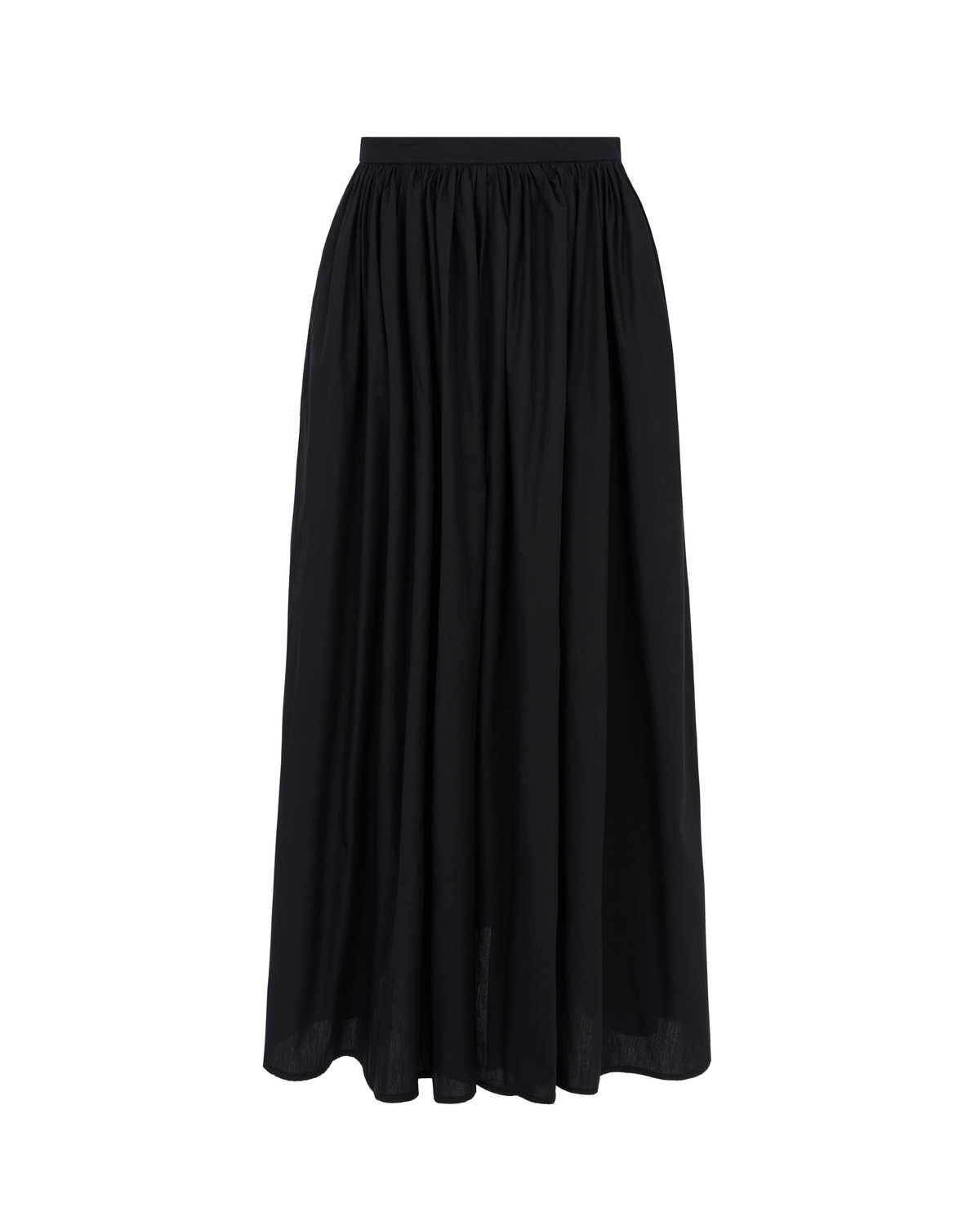 Cotton Frilled Maxi Skirt