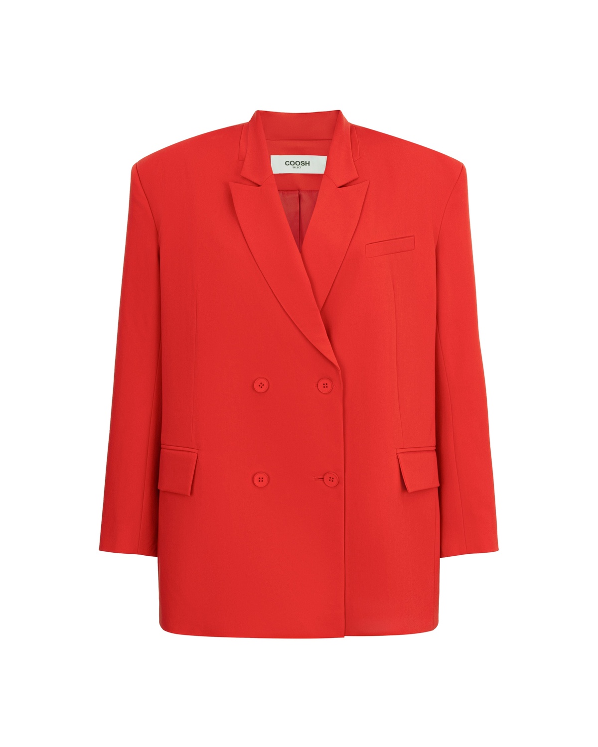 Double-Breasted Oversized Blazer