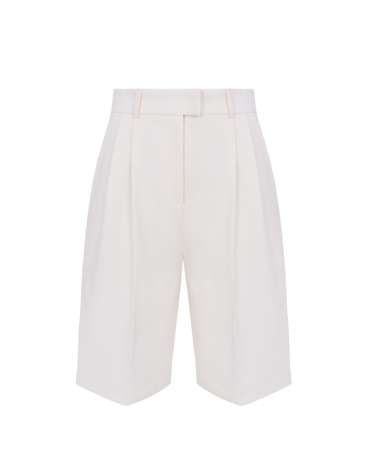 High-Waist Bermuda Shorts