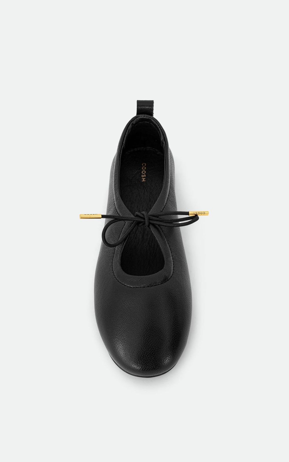 Lace-up Leather Ballet Flats AMÉLIE