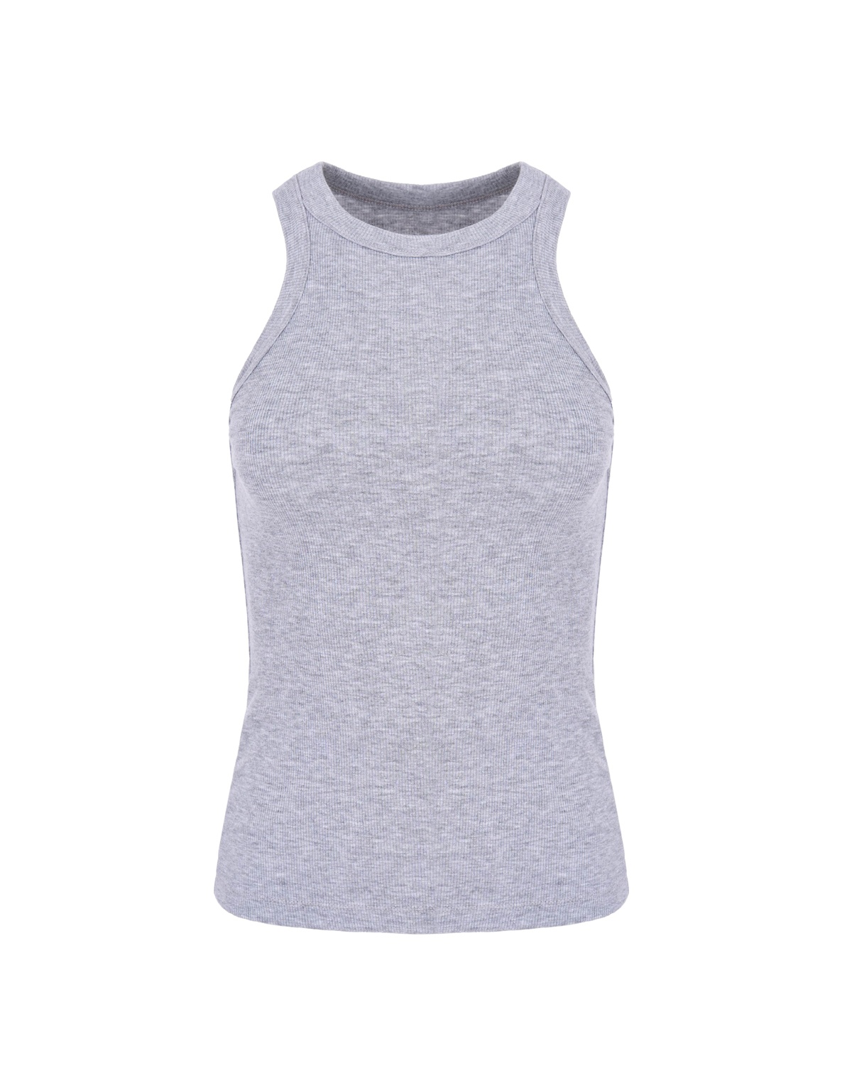 Round Neck Piped Tank Top