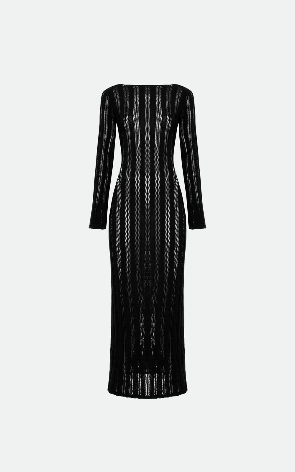 Hollow Knit Maxi Dress