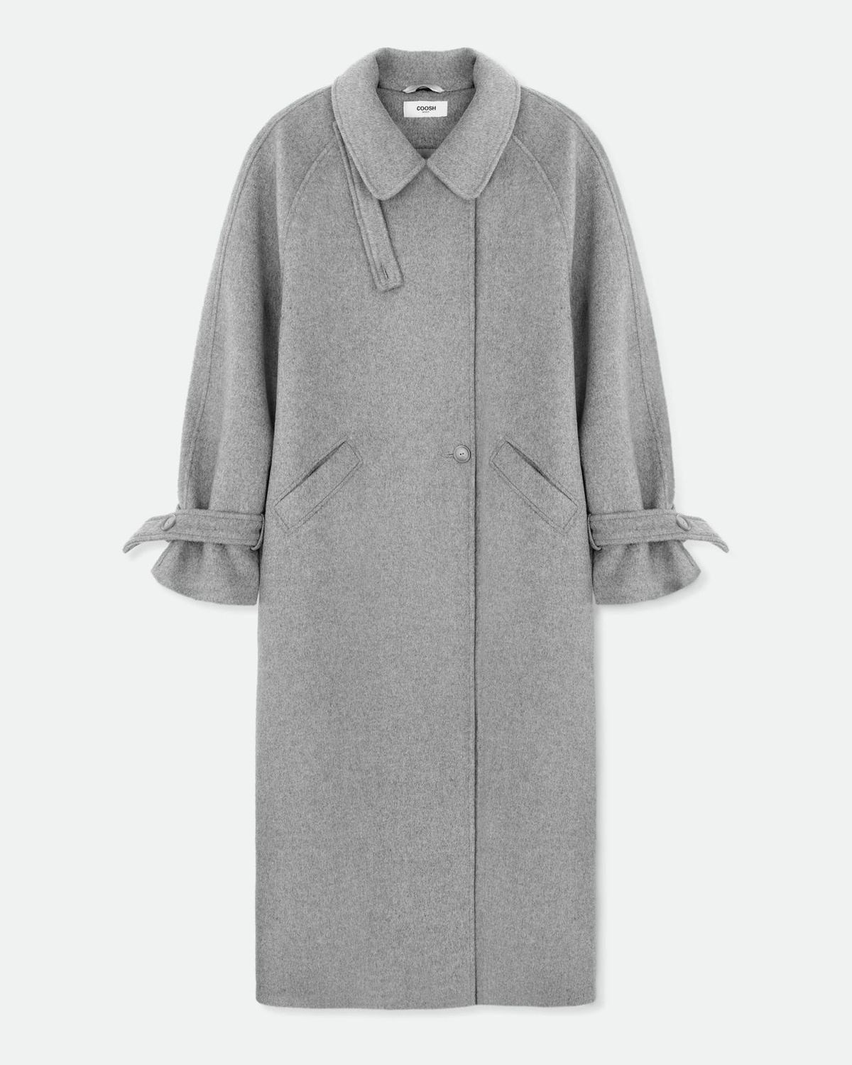 Wool Coat MARGOT with Tie Belt