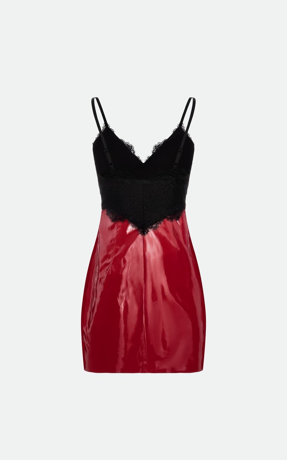 Patent Faux Leather Mini Dress RUBY