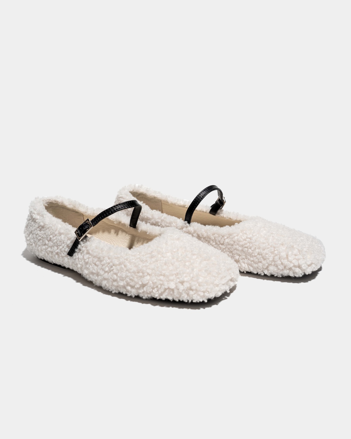 LIMI Sheepskin Ballet Flats