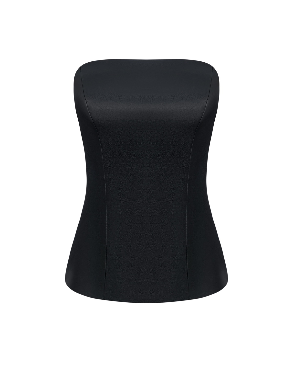 Faux Leather Corset