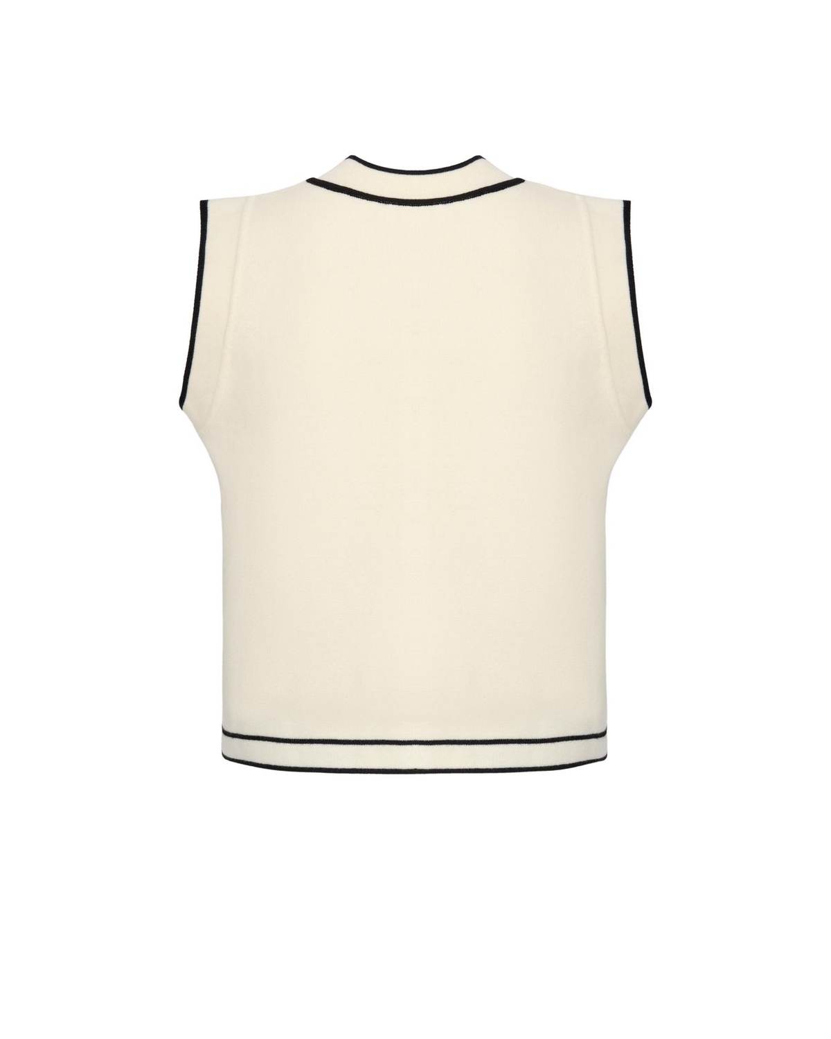 Contrast Stitch Vest