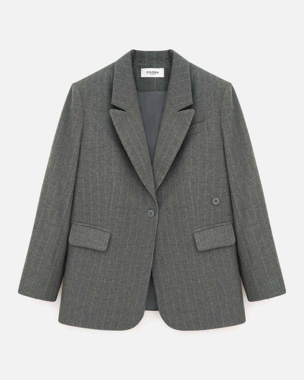 Striped Wool Transformer Blazer