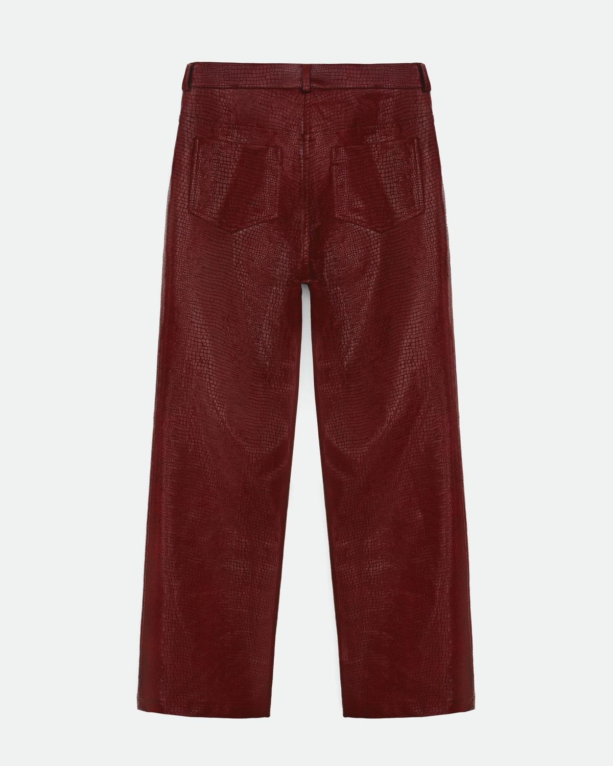Textured Leather Pants