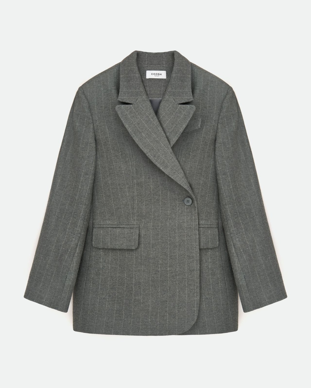 Striped Wool Transformer Blazer