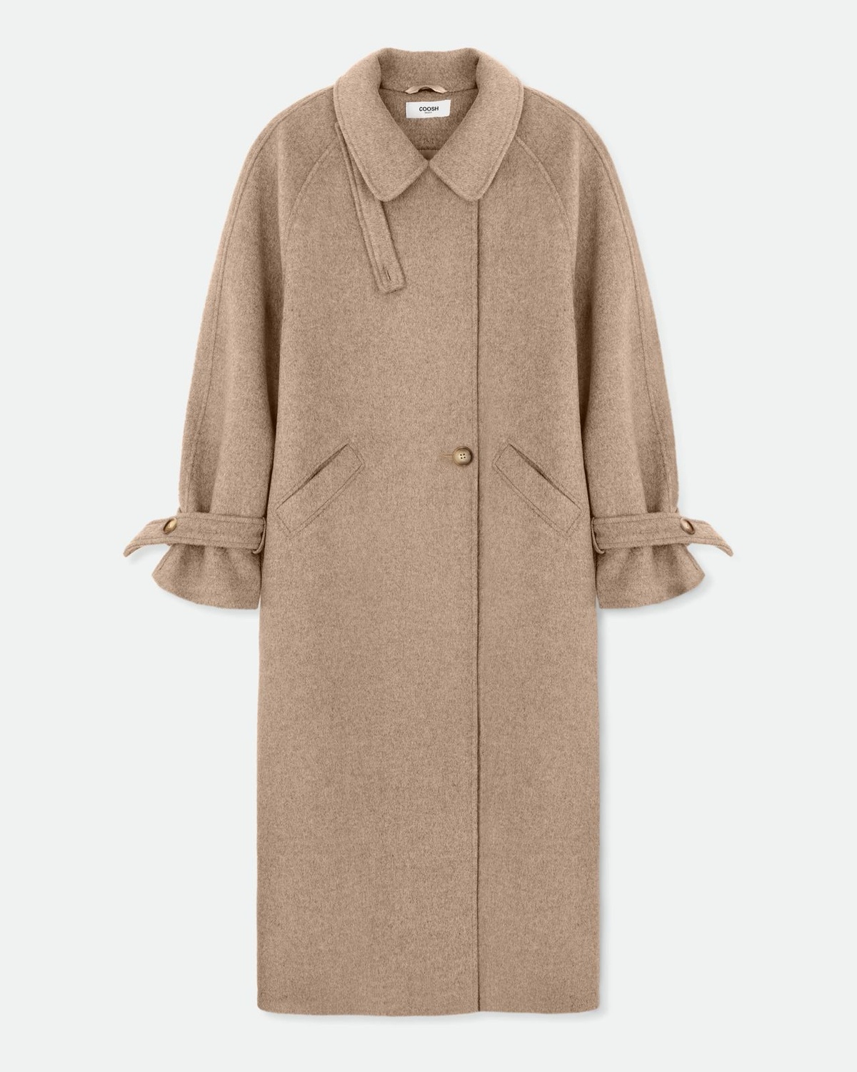 Wool Coat MARGOT with Tie Belt