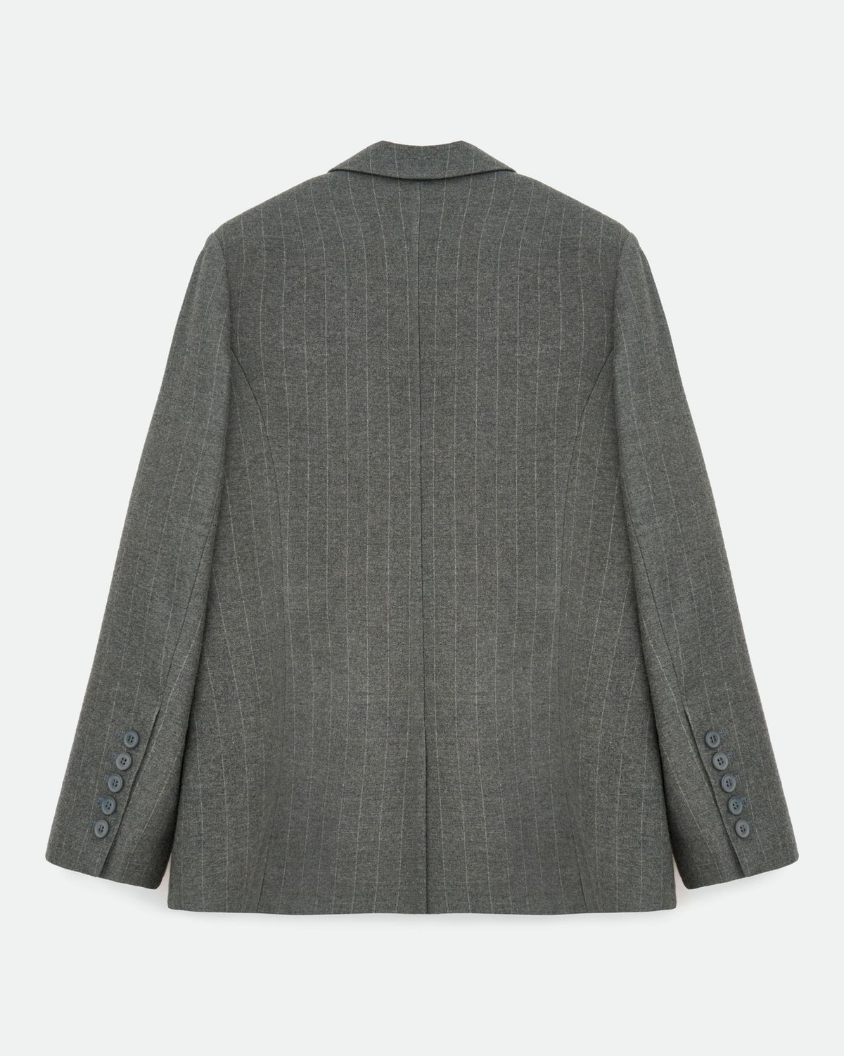 Striped Wool Transformer Blazer JIL