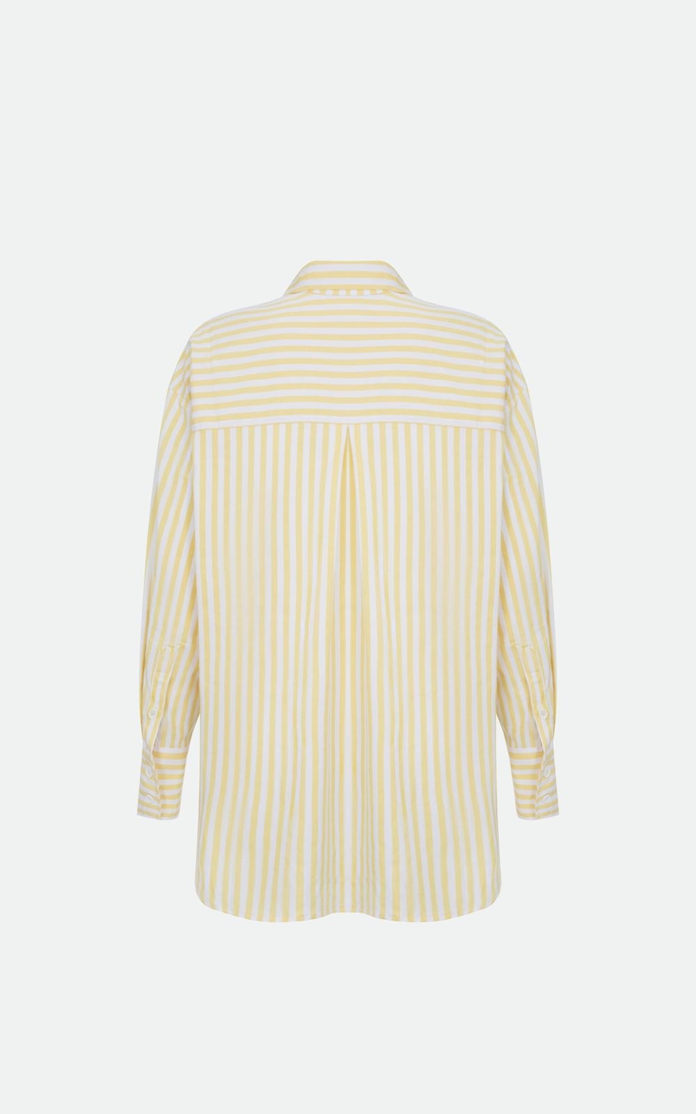 Striped Pyjama-Style Shirt and Shorts Matching Set