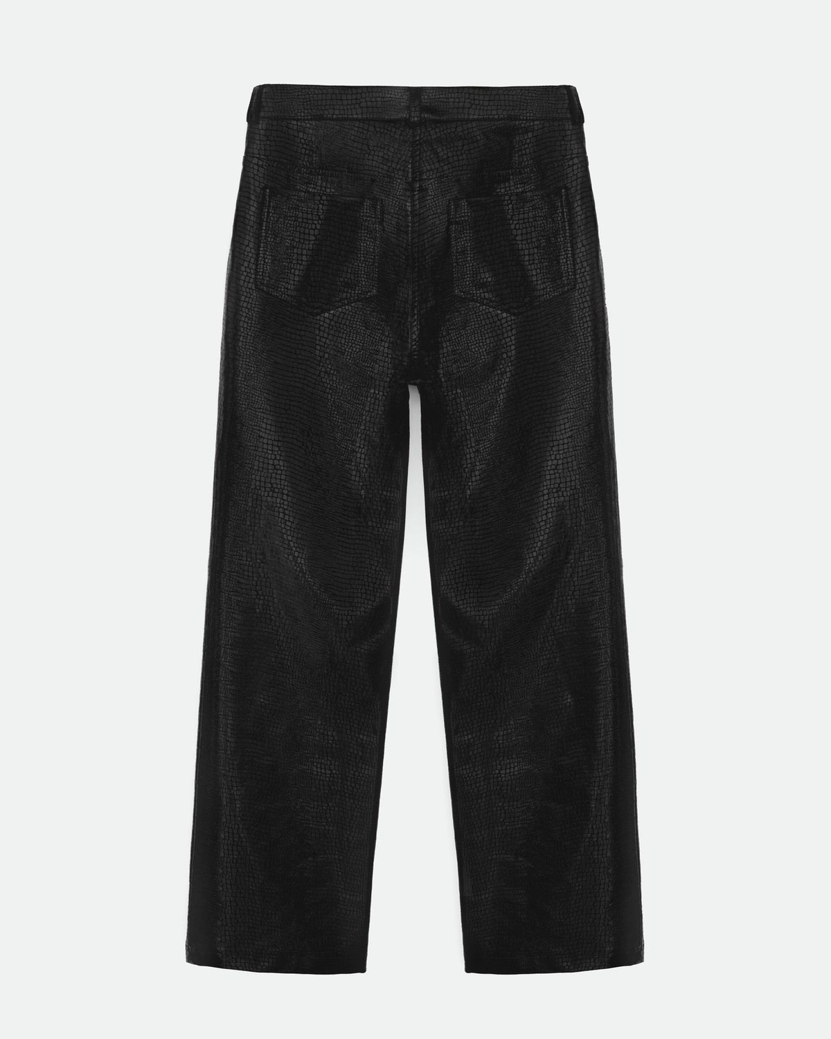 Textured Leather Pants