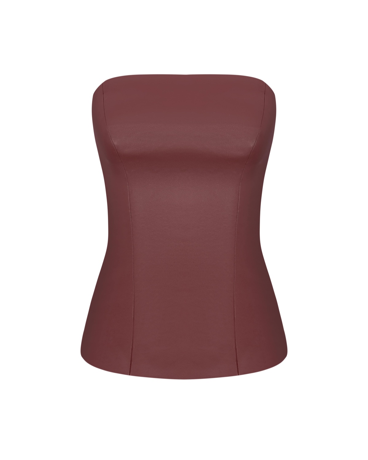 Faux Leather Corset