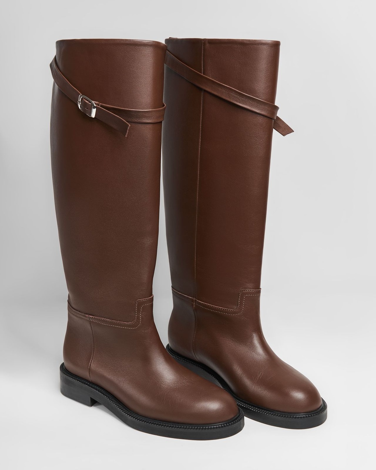 Jockey Style Boots with Removable Strap