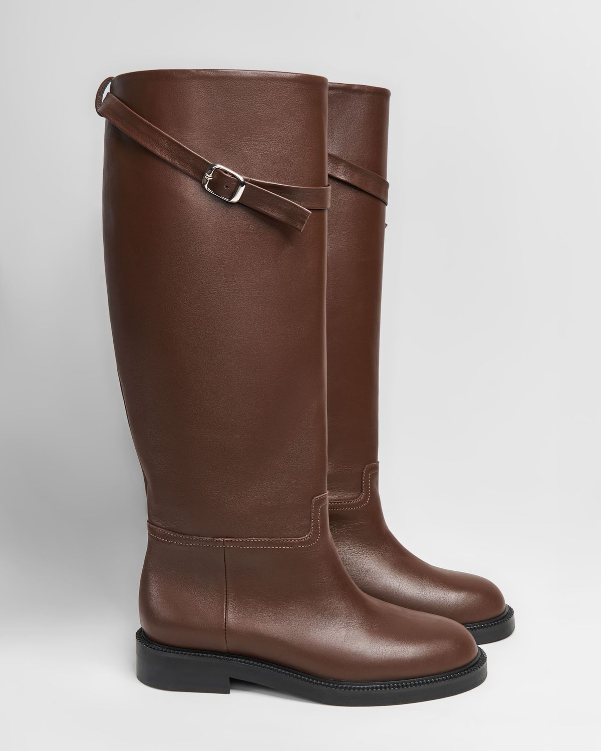 Jockey Style Boots with Removable Strap