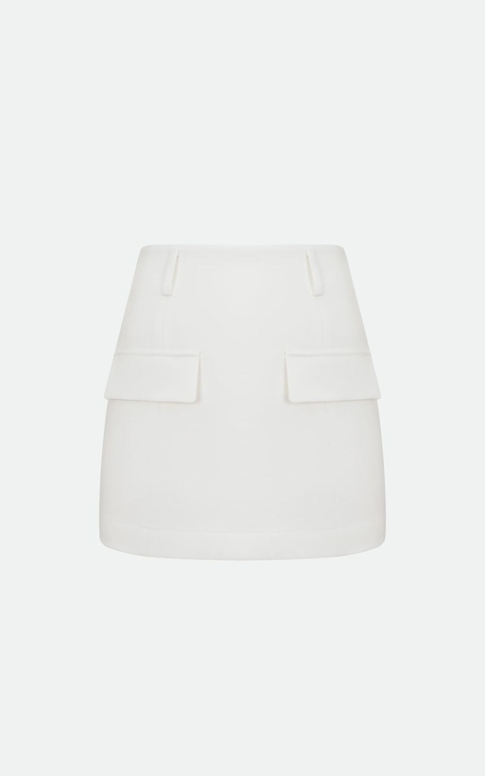 Skirt with Patch Pockets and Loops