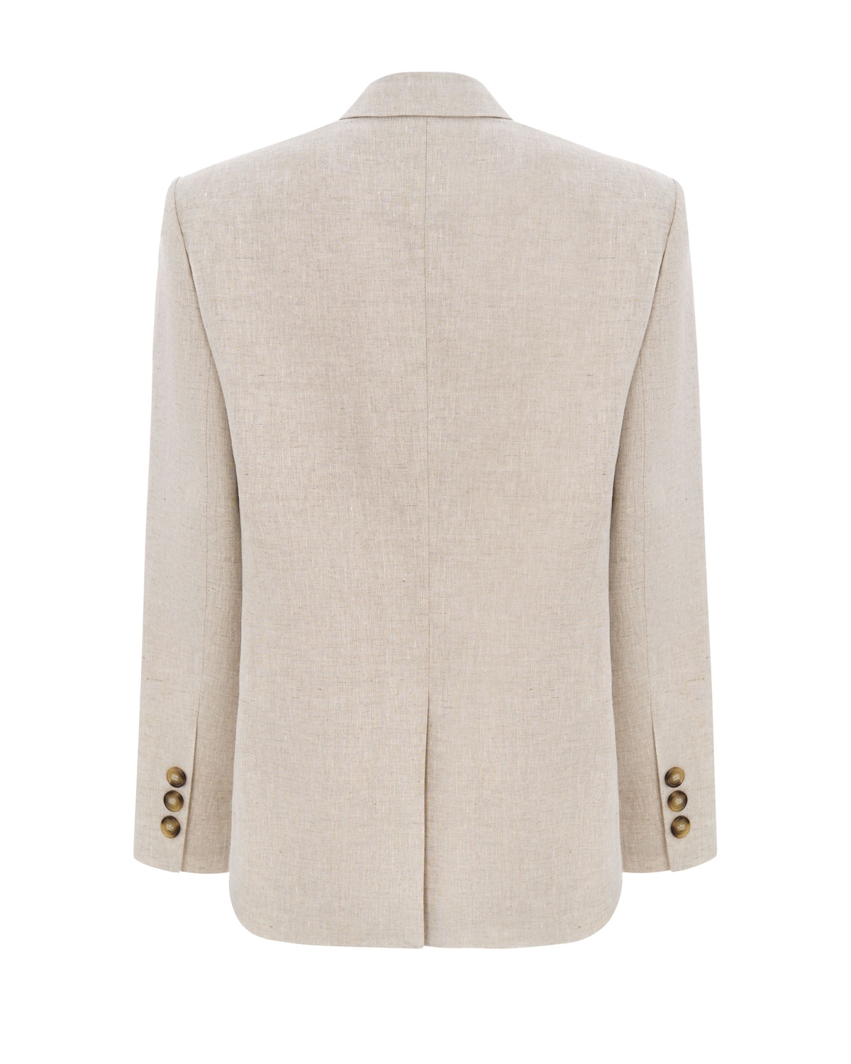 Single-breasted Blazer with Strap Detail