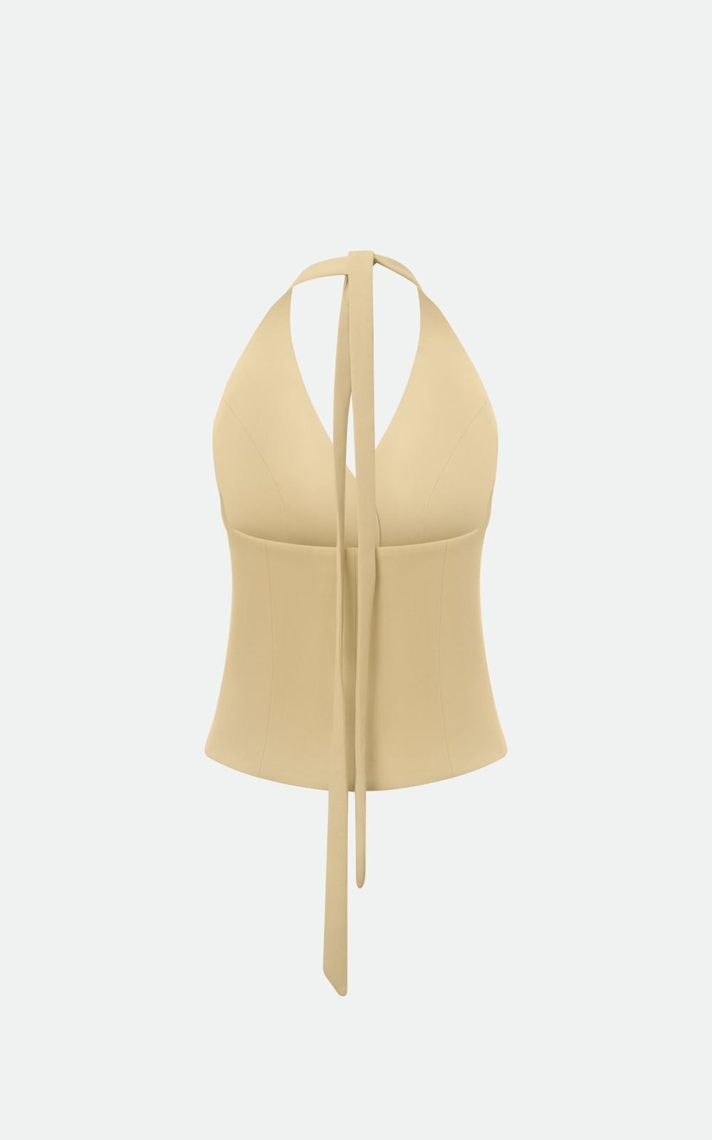 Жилет із контрастними ґудзиками BUTTER YELLOW