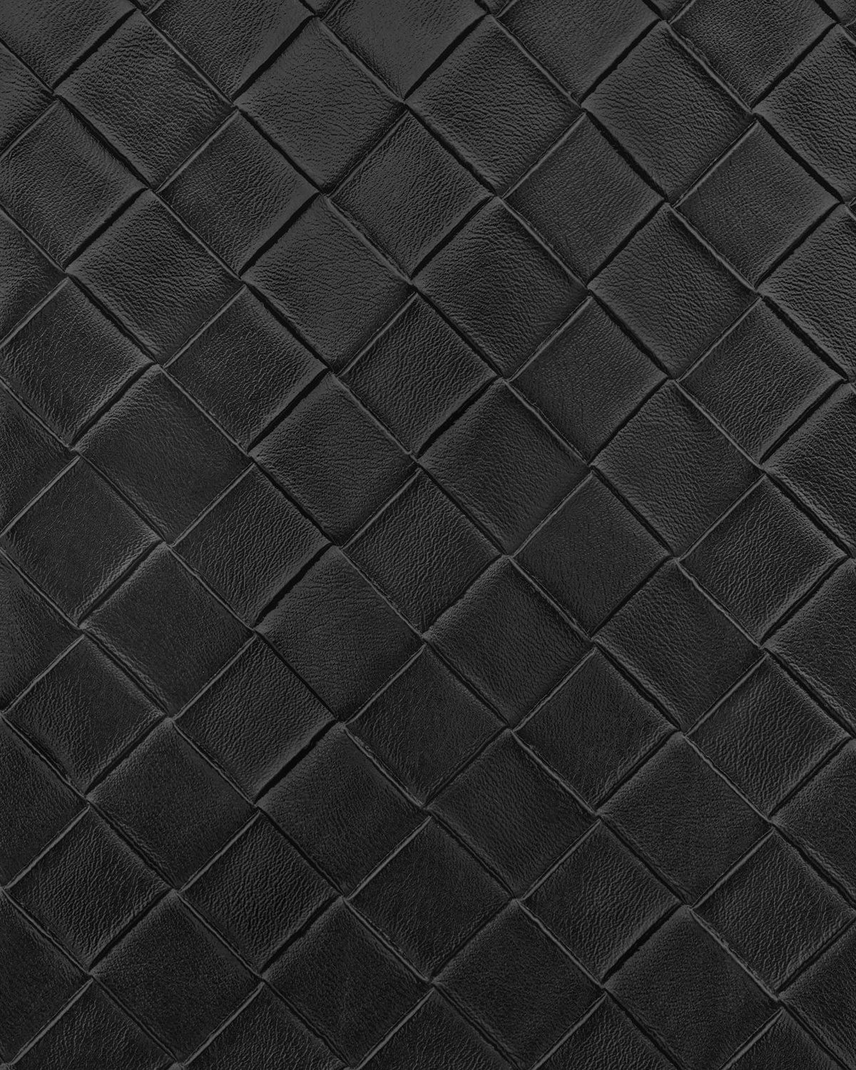 Faux Leather Braided Midi Skirt