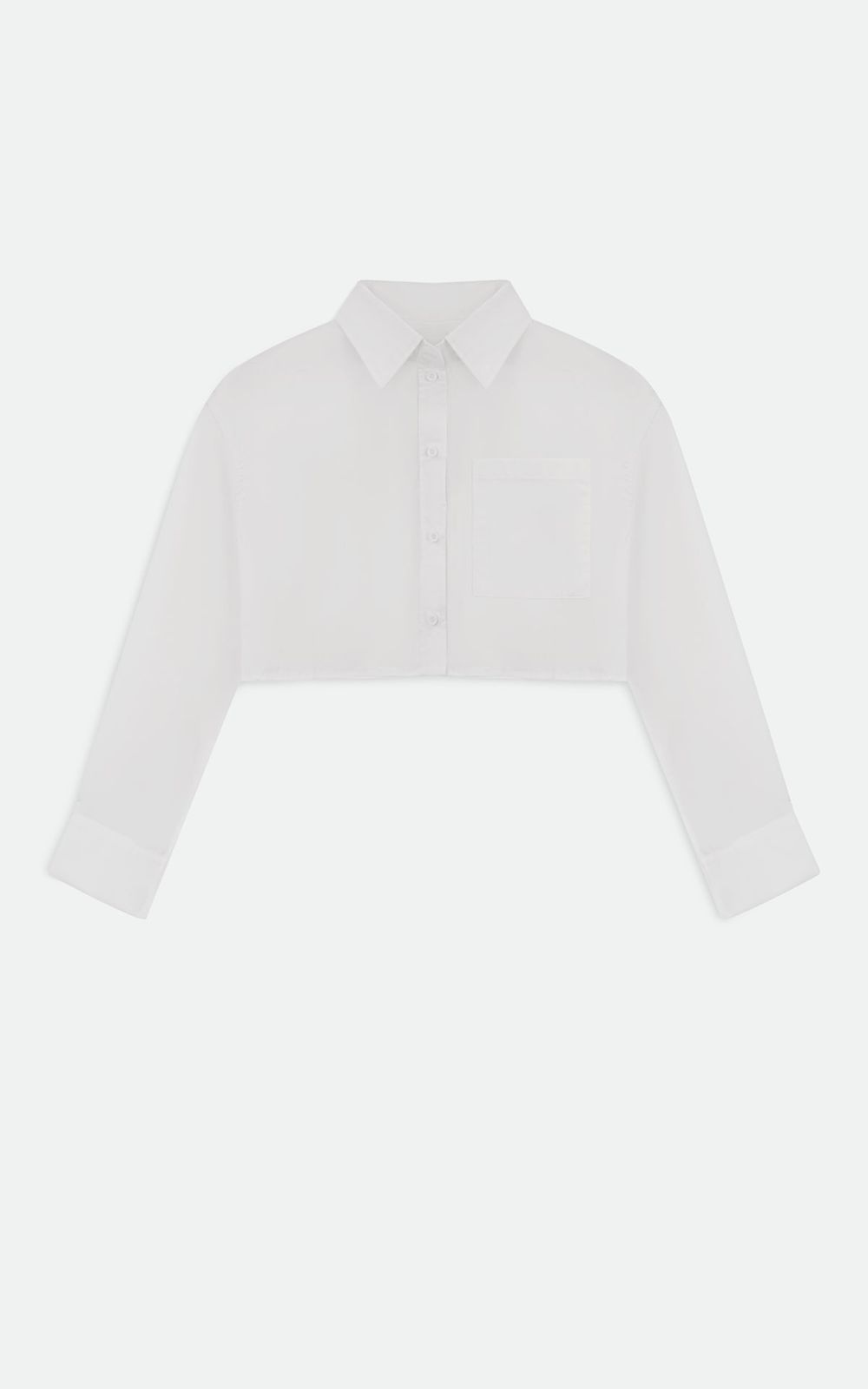 Cropped Cotton Shirt