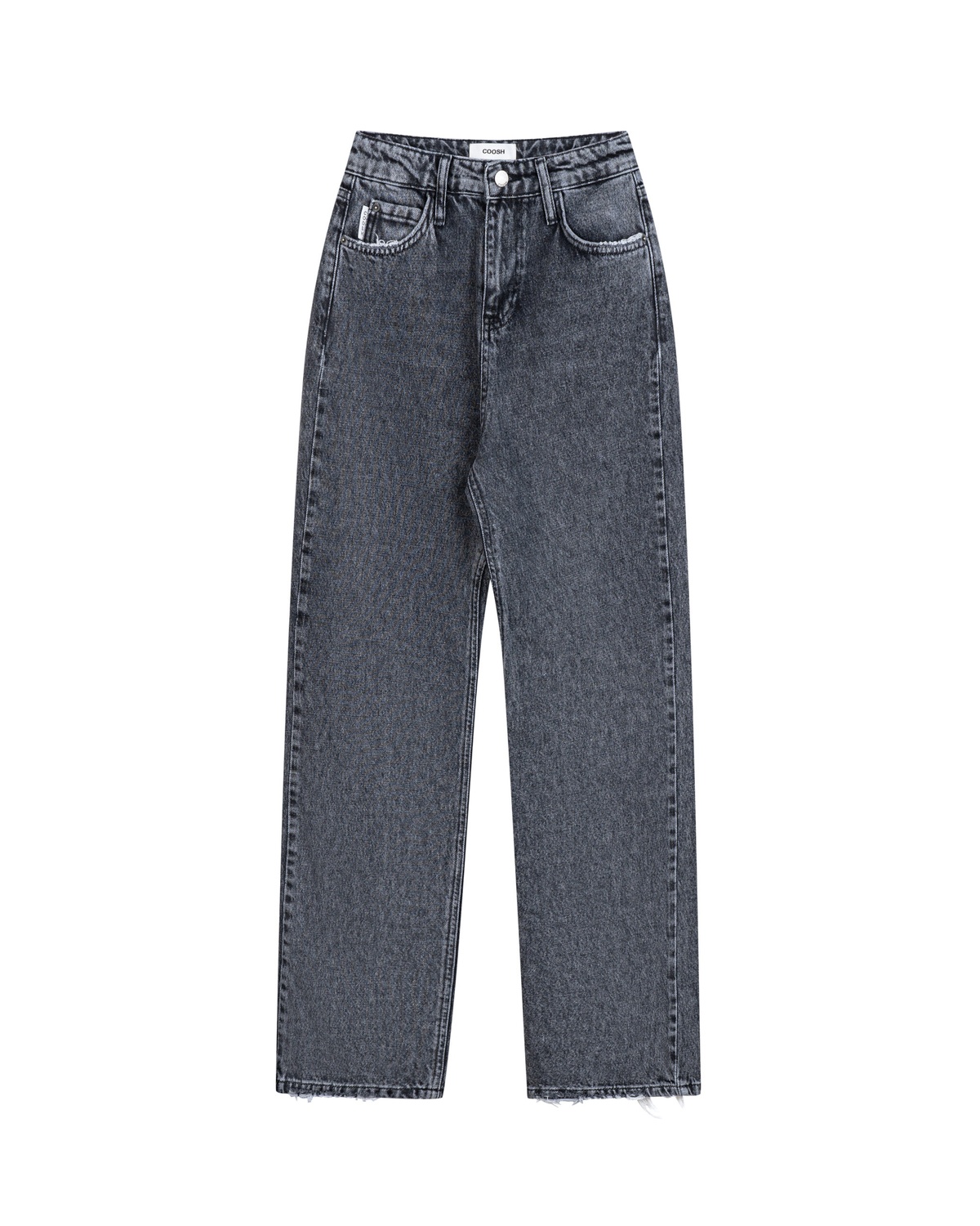 High-Waist Straight Cut Jeans