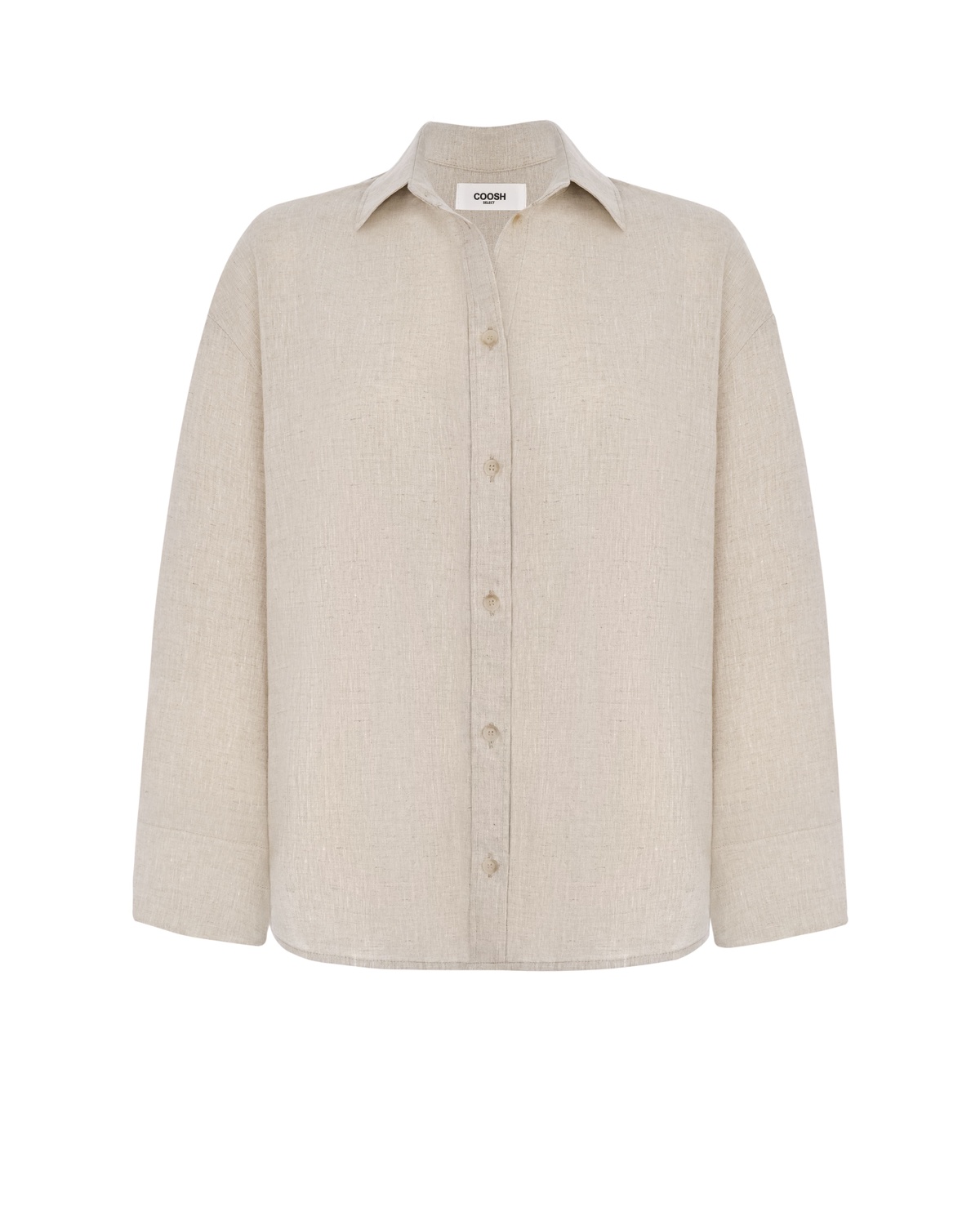 Organic Hemp Shirt with Accent Back